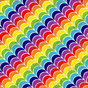 Printed Pattern Vinyl - Rainbow