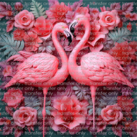 3D-ANM-11 Bright Pink Flamingo Tumbler Wrap
