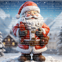 3D-CHR-13 Santa Claus 4 Tumbler Wrap
