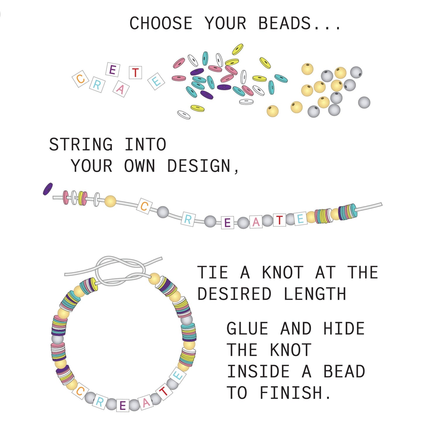 Valentine LOVE Convo Hearts Jar DIY Bead Kit