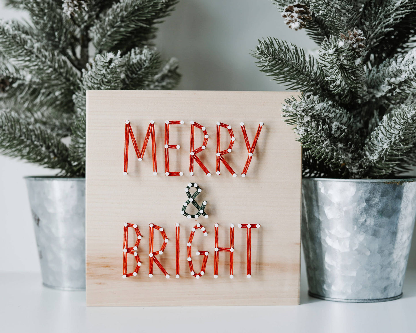 Merry & Bright DIY String Art Kit