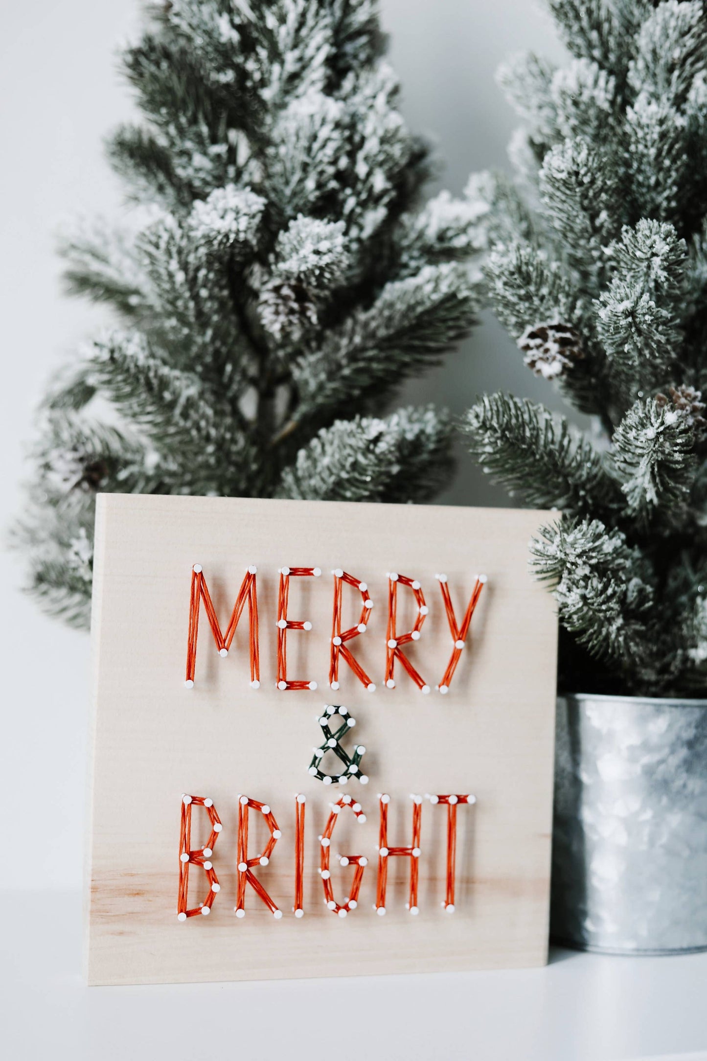 Merry & Bright DIY String Art Kit
