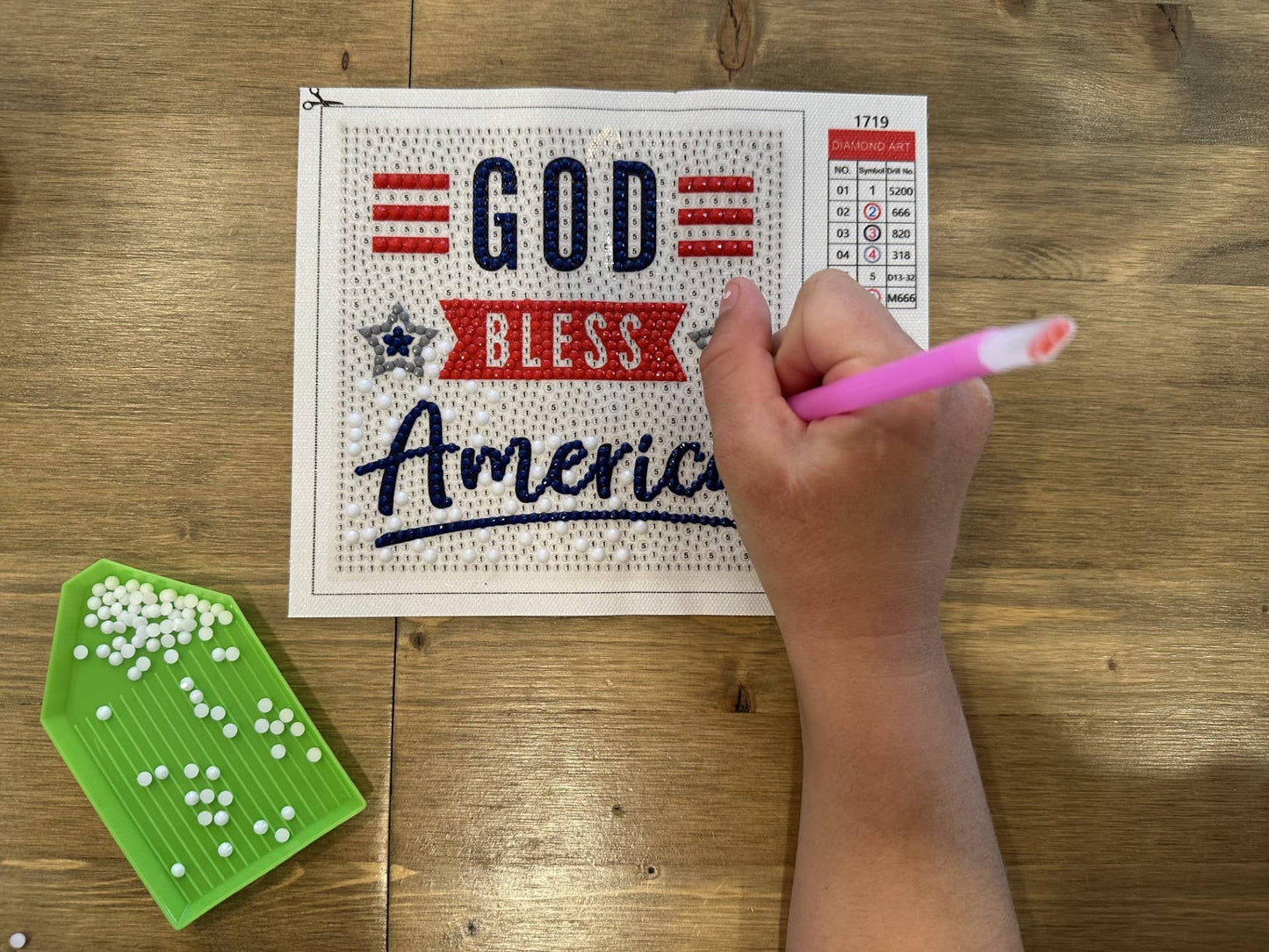 God Bless America Diamond Art Kit