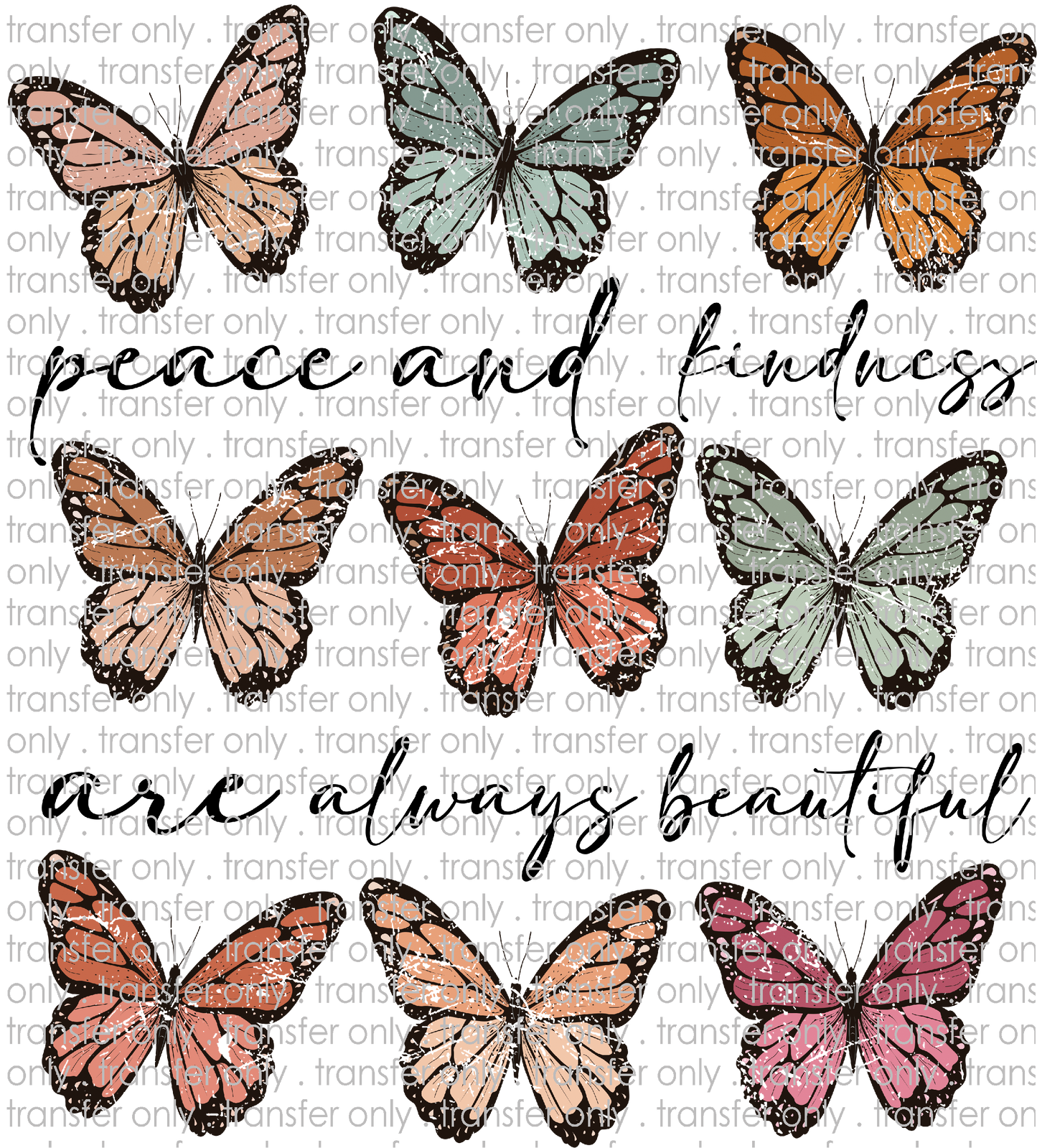 ANM 114 Peace and Kindness Butterflies