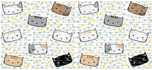 ANM UV 116 Cats with Doted Background UV DTF 16oz Wrap
