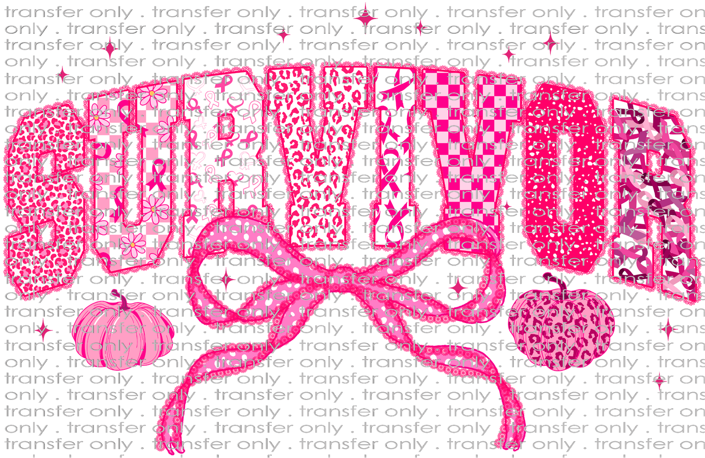 AWR 243 Survivor Ribbon with Pumpkins