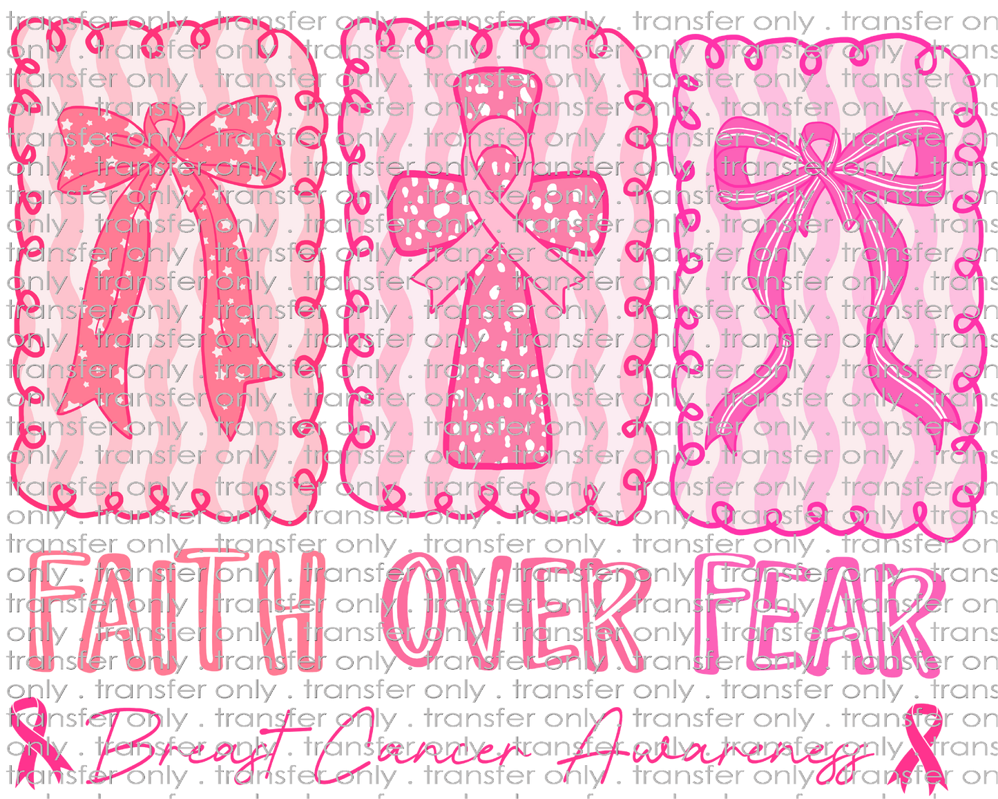 AWR 244 Faith Over Fear Ribbons