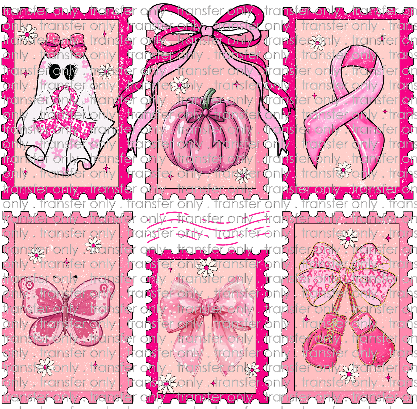 AWR 251 Pink Awareness Stamps