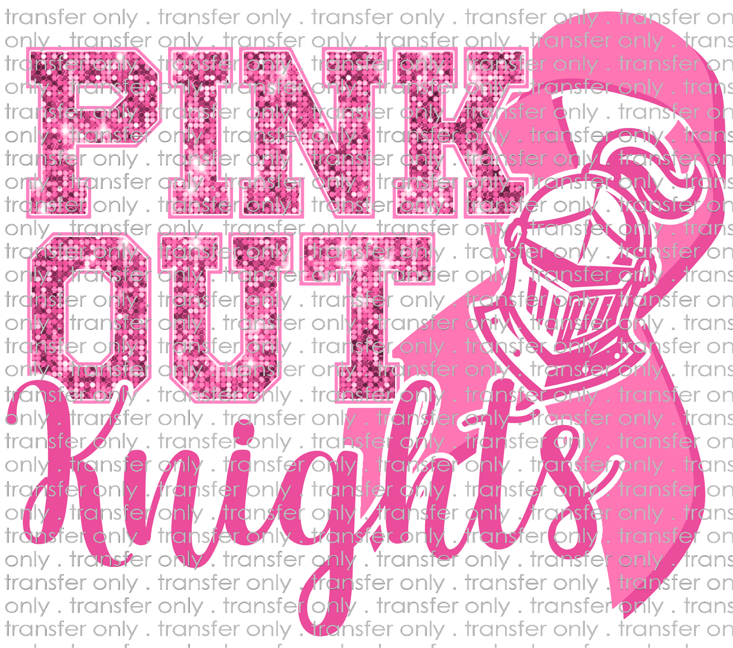 AWR 260 Pink Out Bling Knights