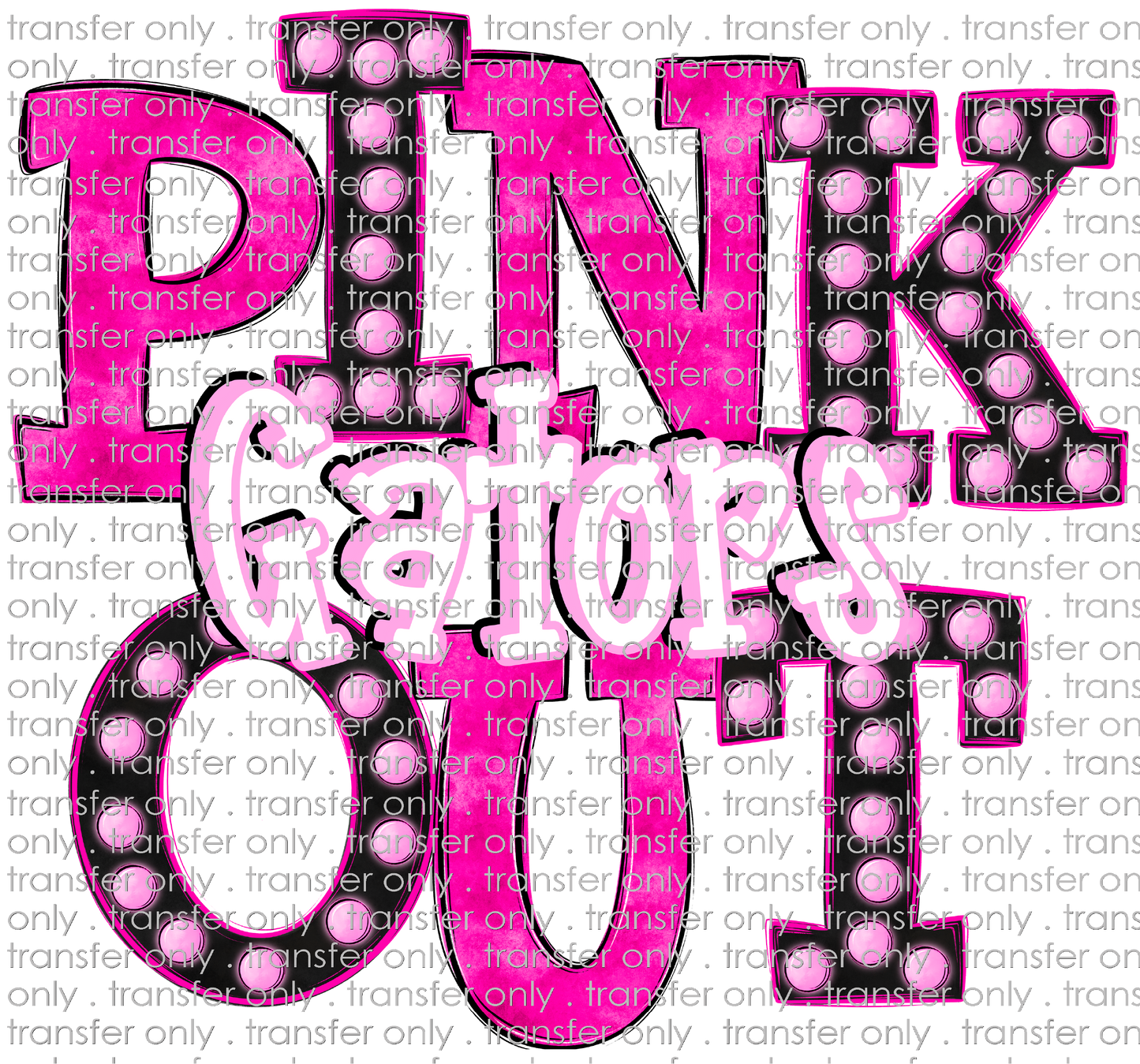 AWR 262 Pink Out Marquee Lights Gators