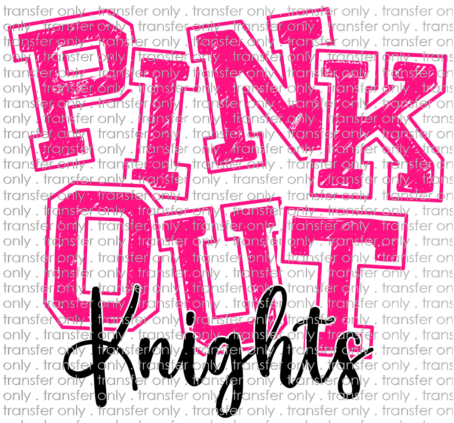 AWR 264 Pink Out Knights Grunge