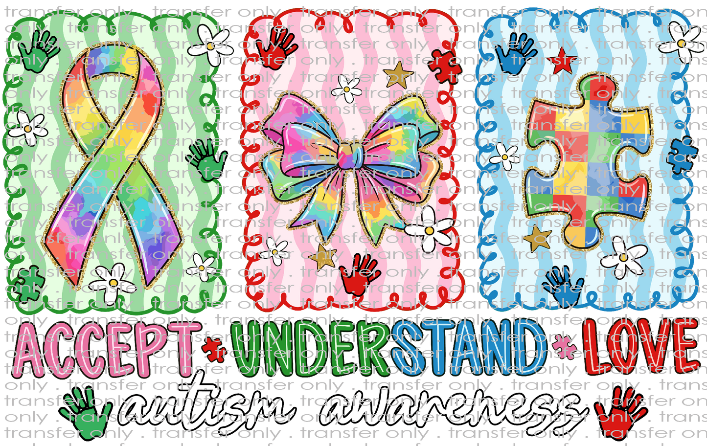 AWR 287 Autism Accept Understand Love Preppy
