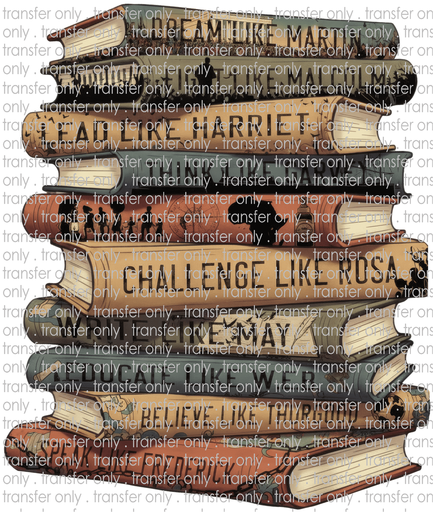 BH 150 Black History Stack of Books