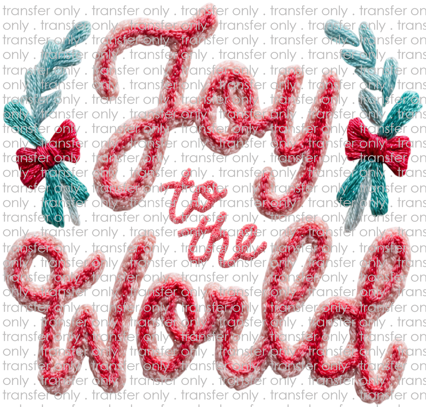 CHR 1299 Latch Hook Yarn Joy to the World