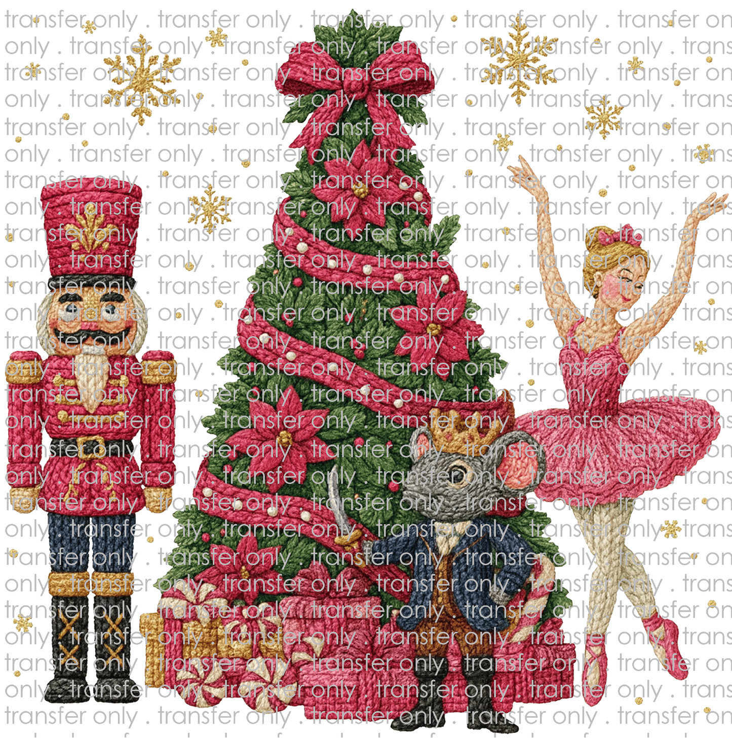 CHR 1316 Nutcracker Scene Faux Crochett