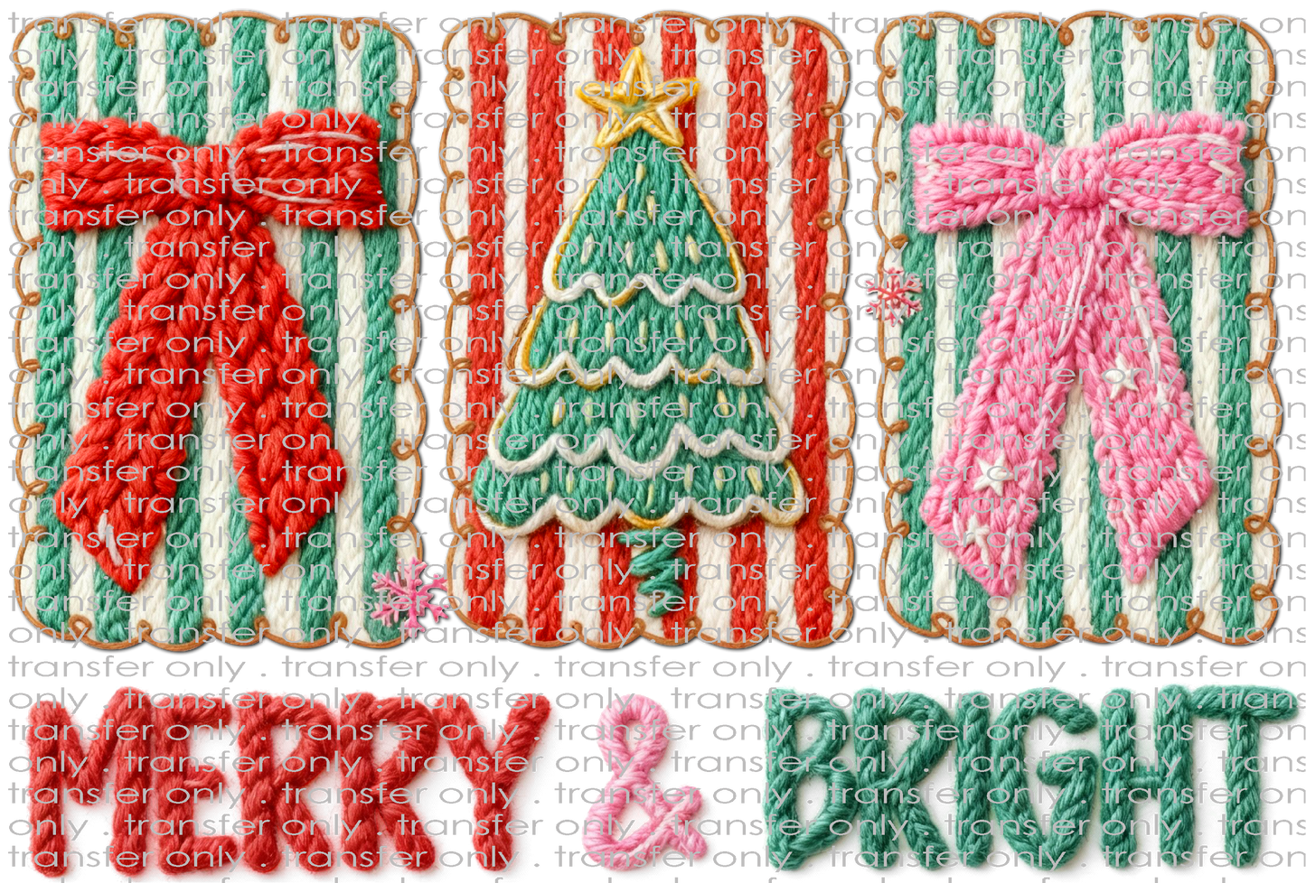 CHR 1329 Merry and Bright Faux Crochett