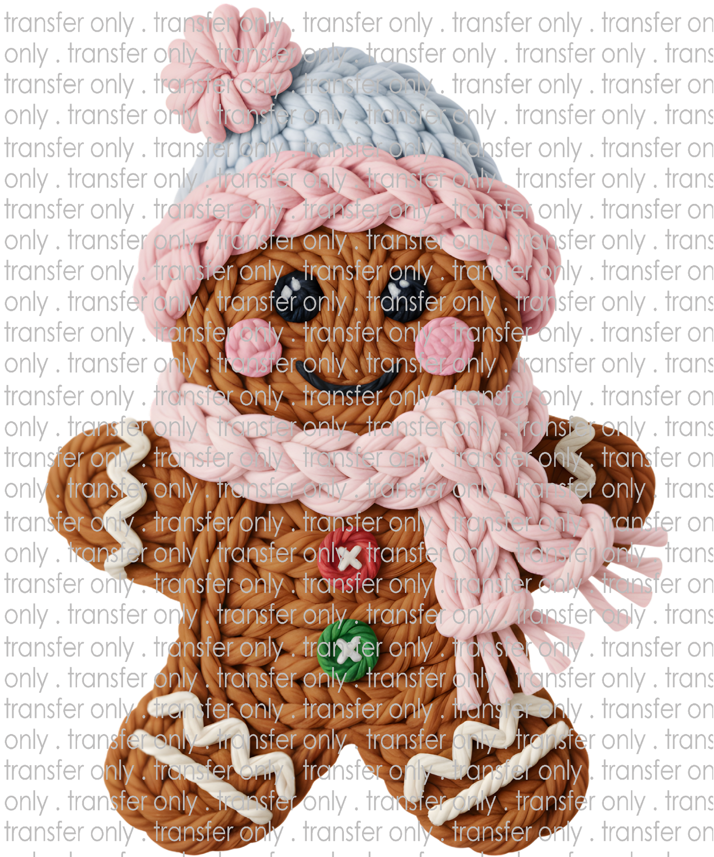 CHR 1348 Gingerbread Girl Pink Hat