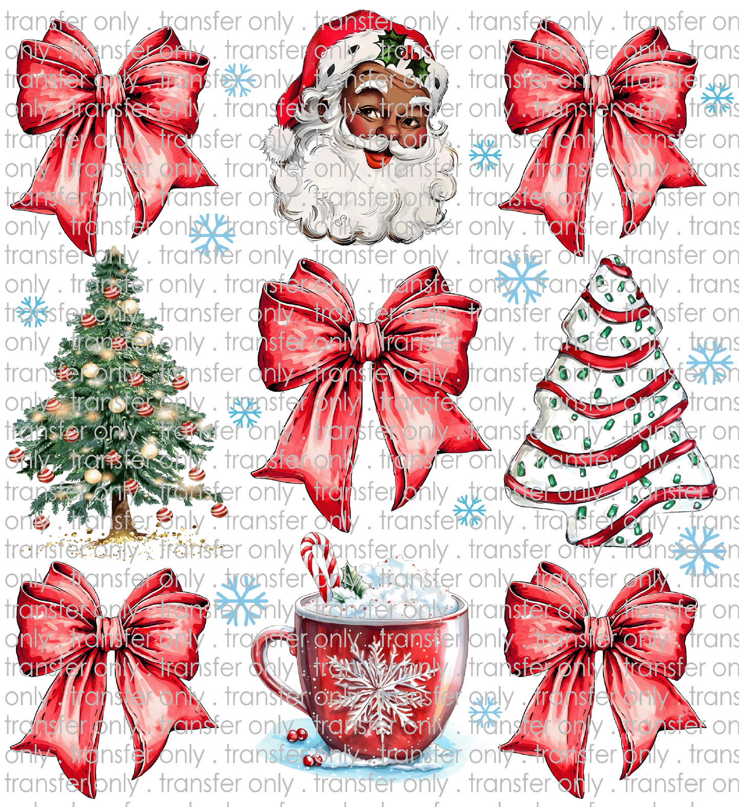 CHR 1350 Santa Bow Christmas Tree