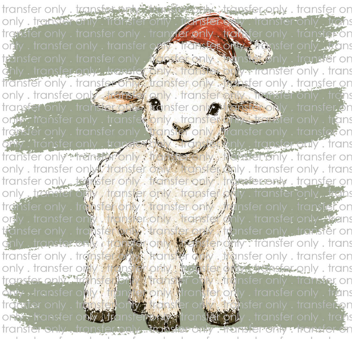CHR 1406 Sheep with lines in Sage