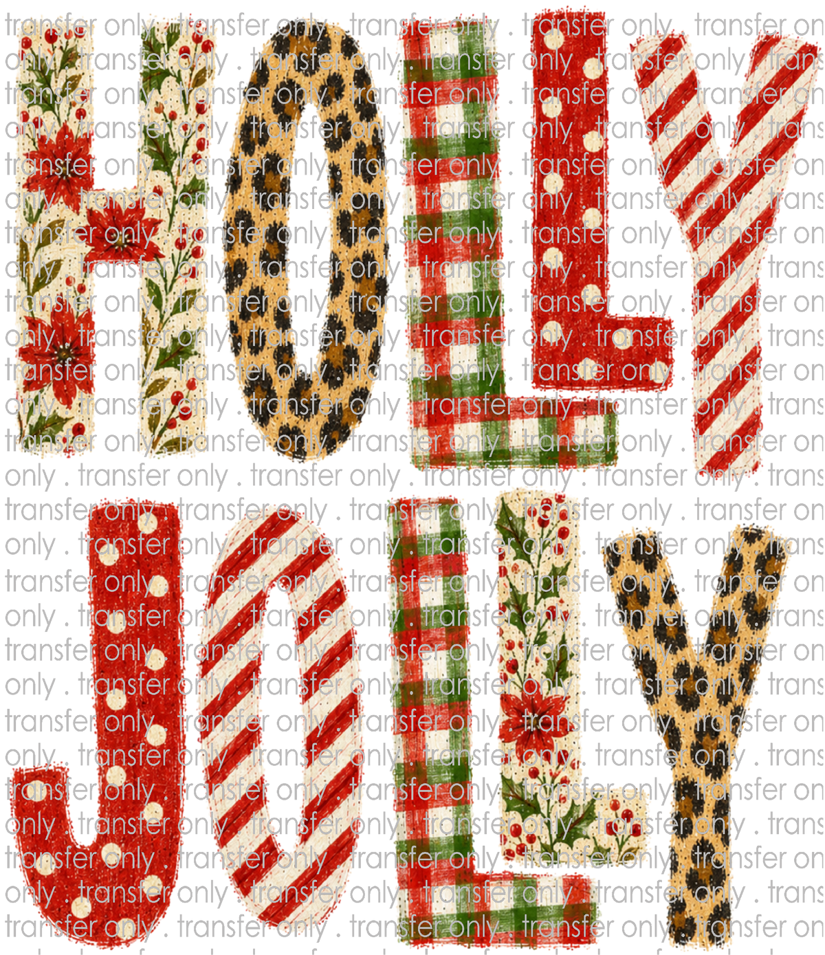 CHR 1434 Holly Jolly Patterned