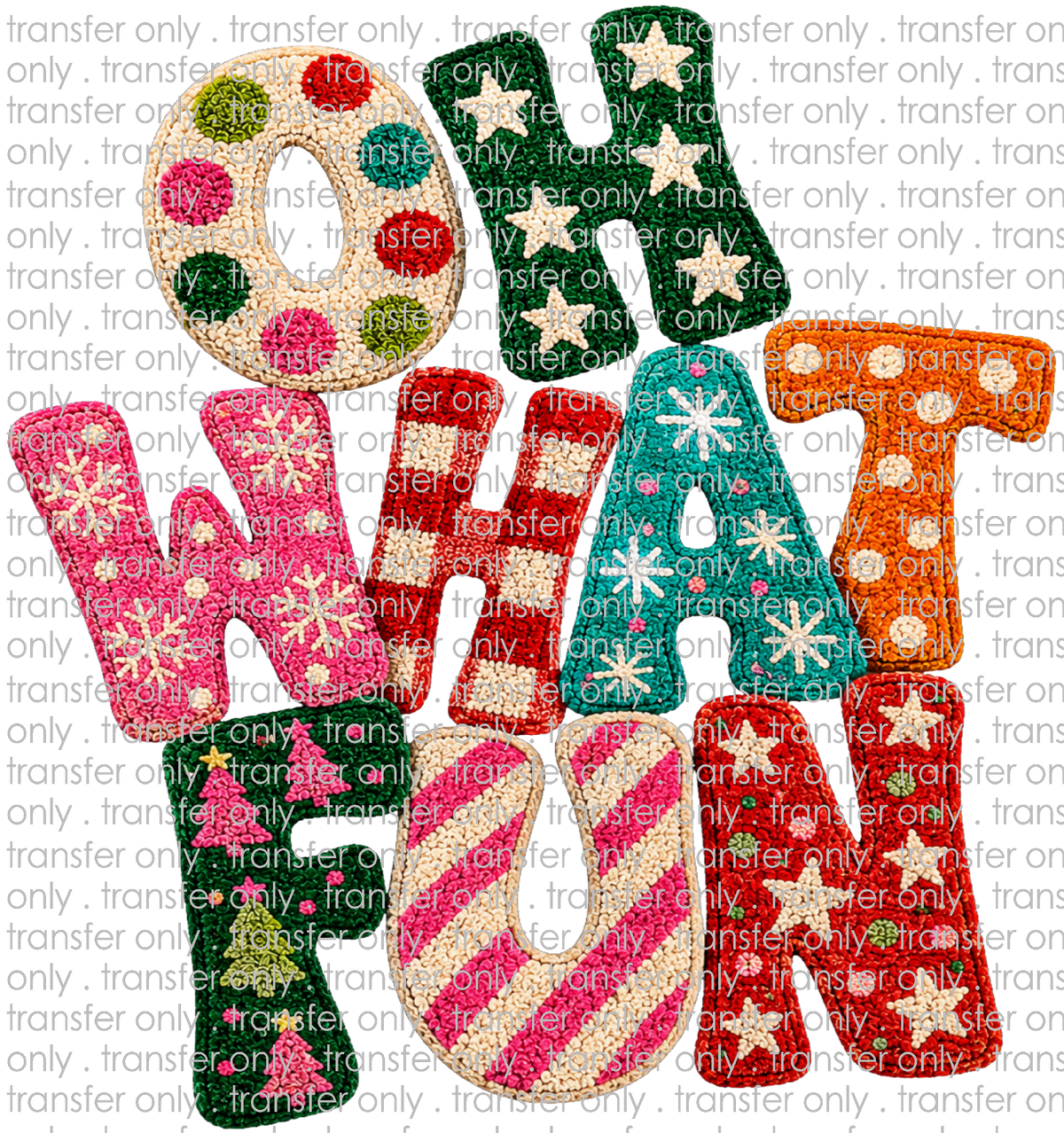 CHR 1443 Oh What Fun Faux Chenille