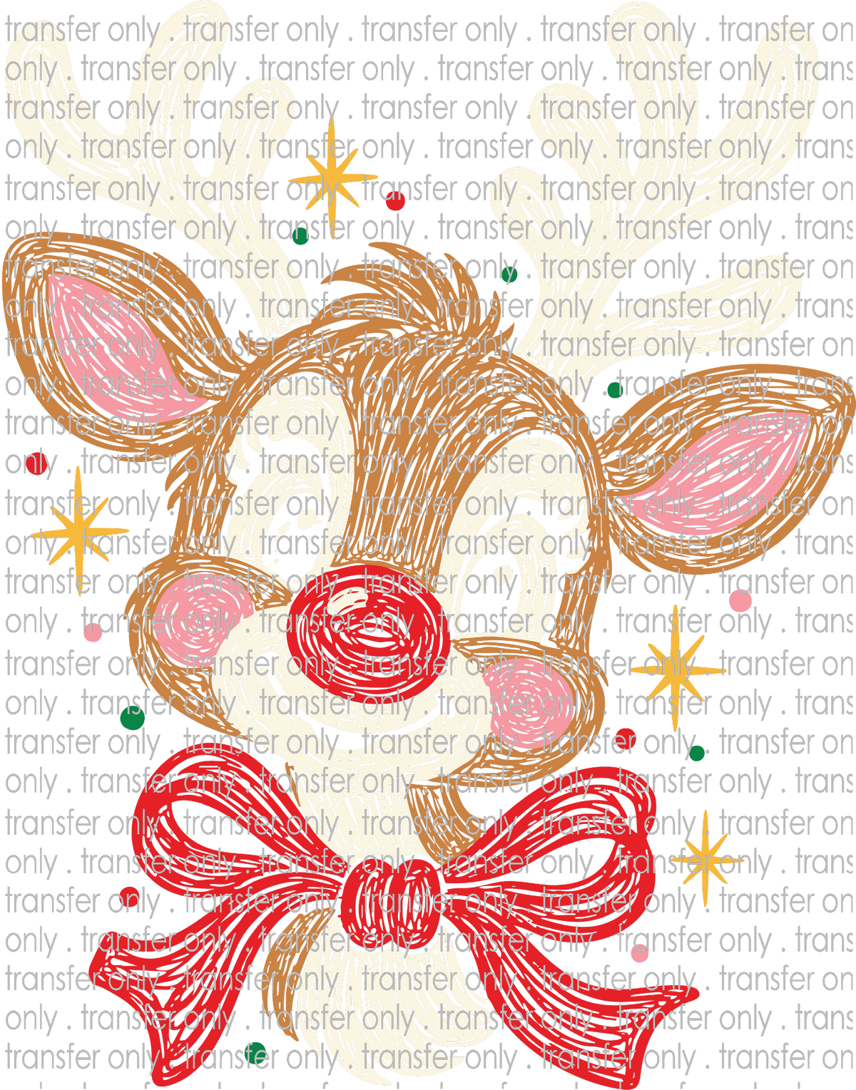 CHR 1446 Reindeer Line Drawn