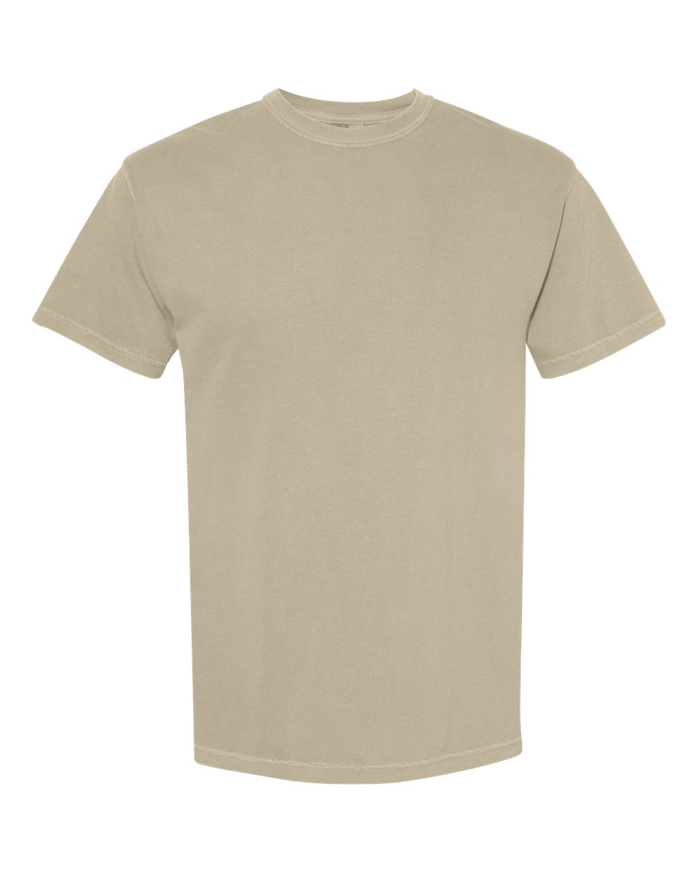 Khaki-Comfort Colors Heavyweight Adult Crew T-Shirt - 1717