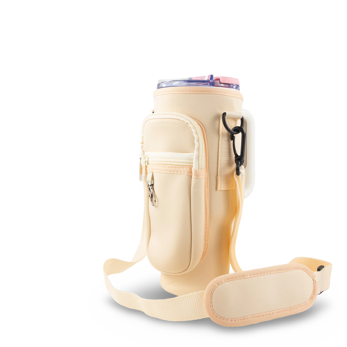 40oz Portable Tumbler Sleeve Bag W/ Strap & Hook