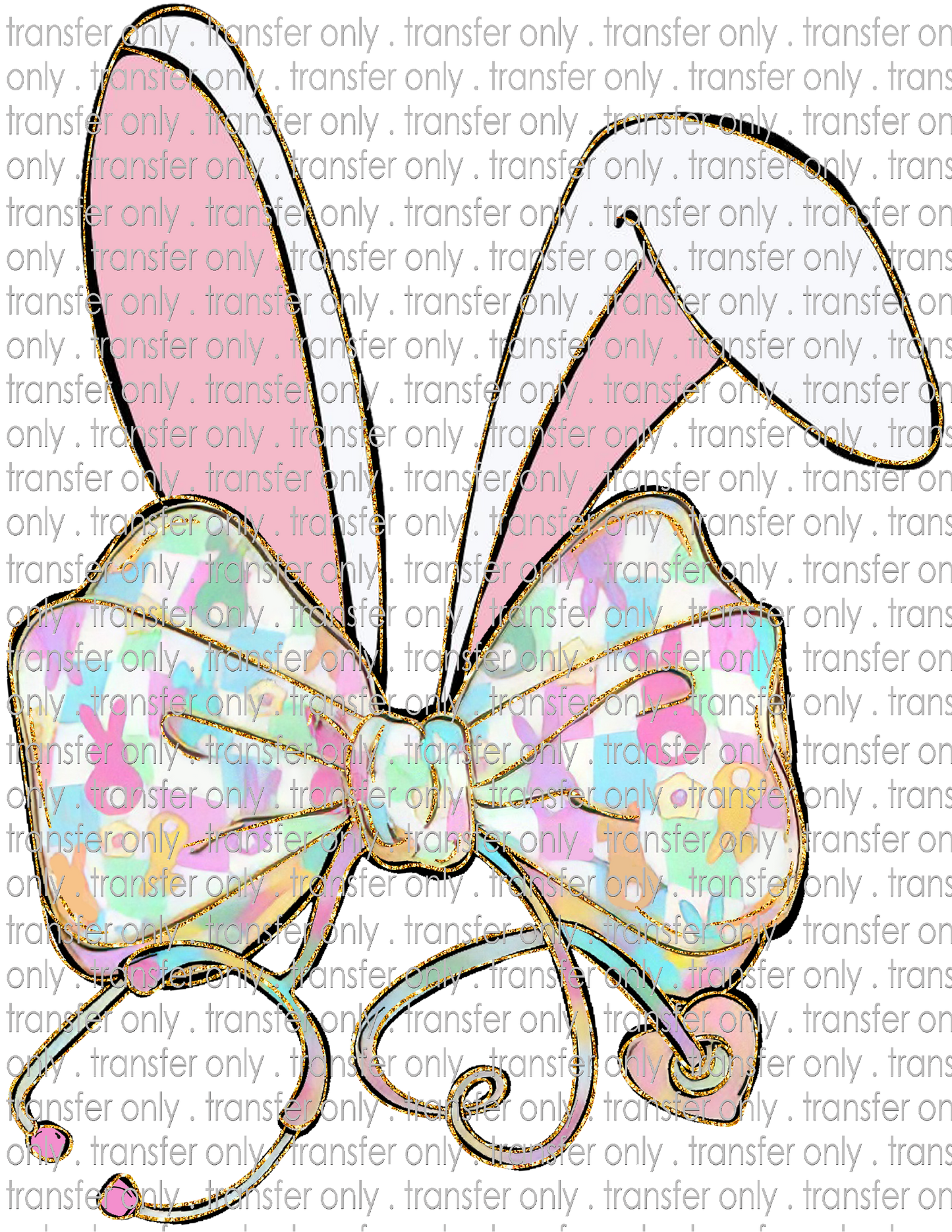 EST 236 Nurse Bunny Ears with Bow