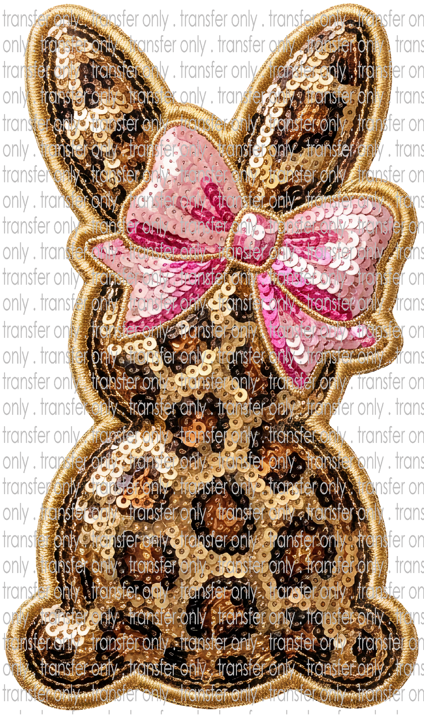 EST 273 Leopard Sequins Bunny