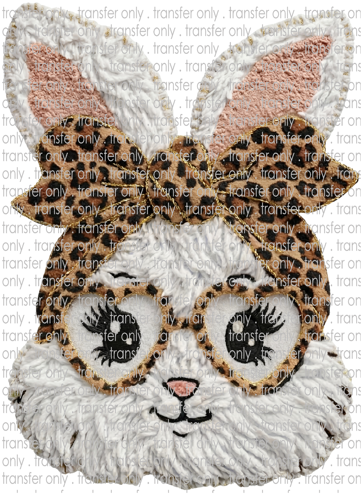 EST 276 Easter Bunny Plush Leopard