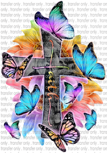 FAITH 142 Faith Butterfly Cross