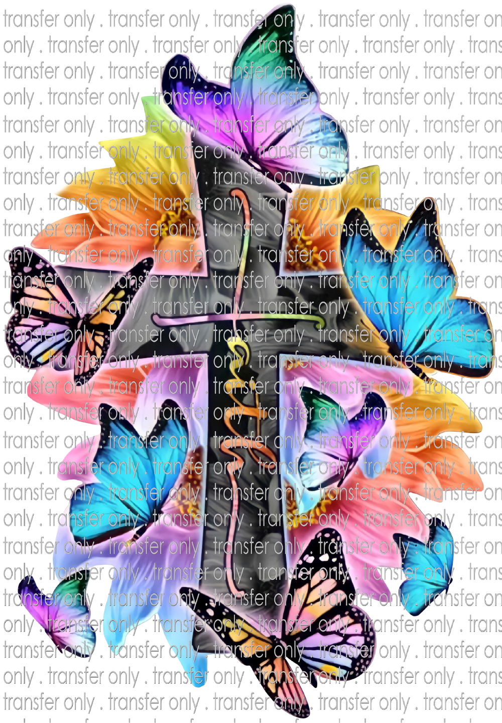 FAITH 142 Faith Butterfly Cross