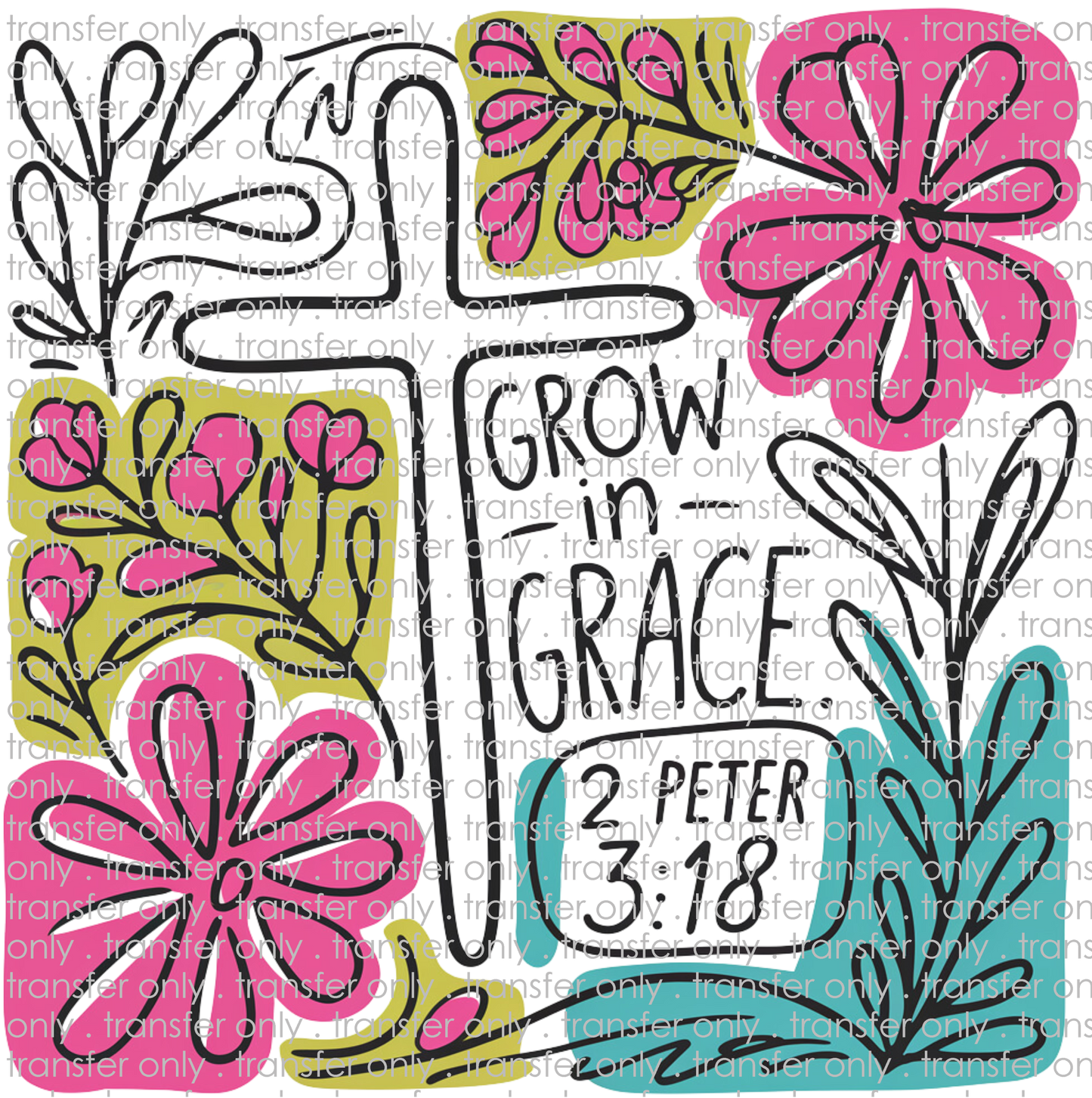 FAITH 196 Grow in Grace Floral