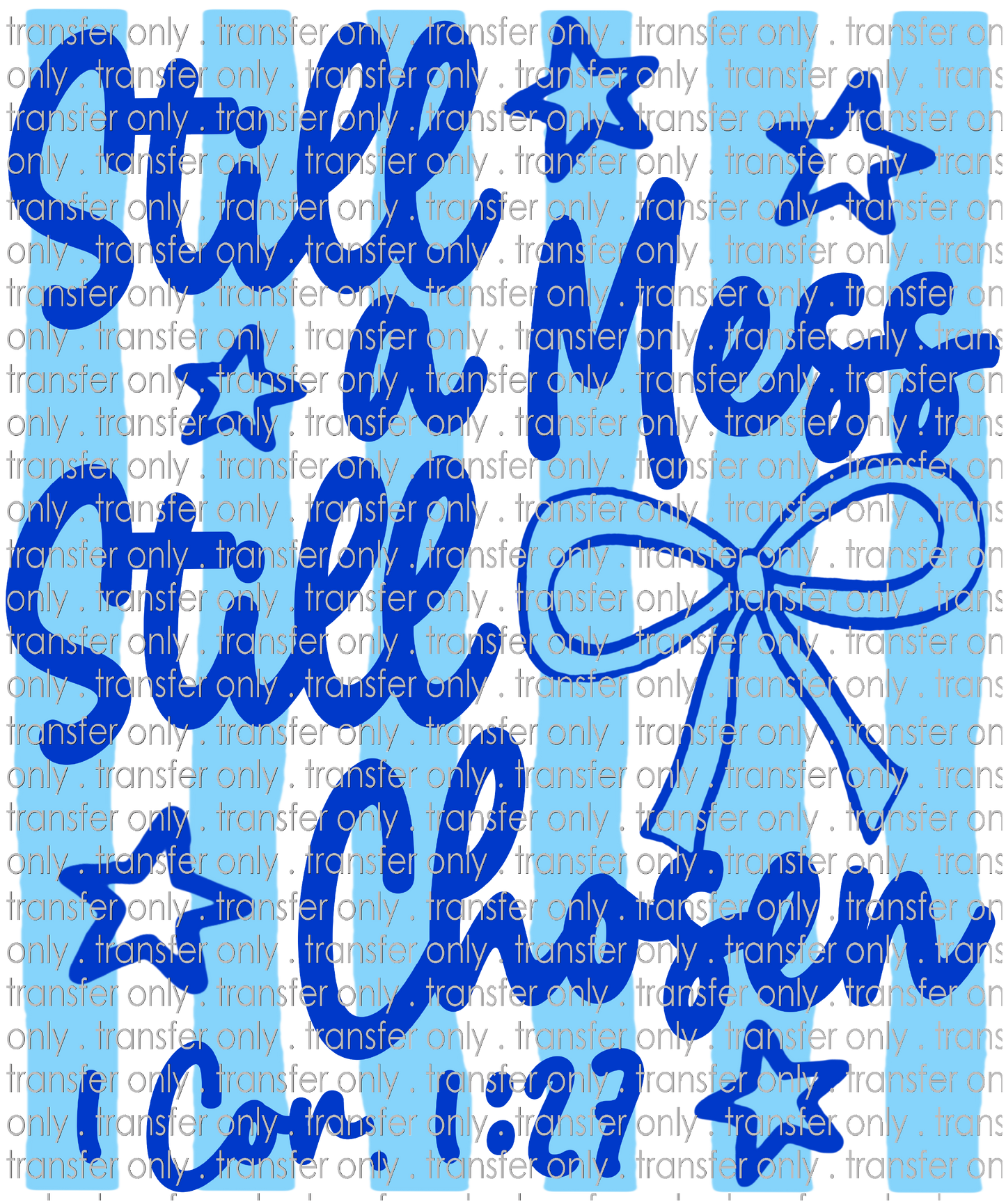 FAITH 316 Royal Blue Still a Mess Still Chosen