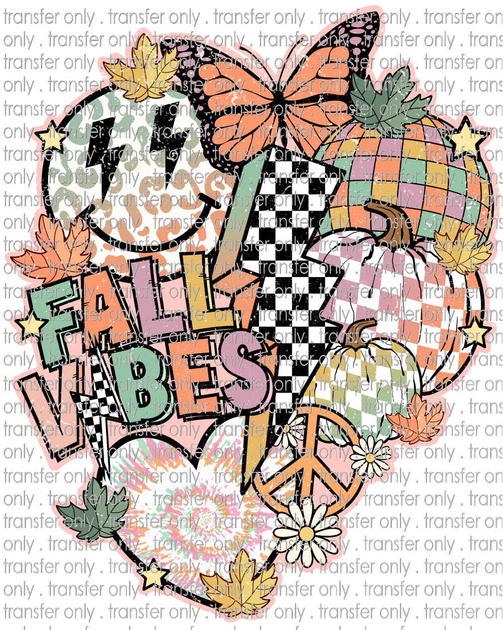FALL 506 Retro Fall Vibes Collage Grunge