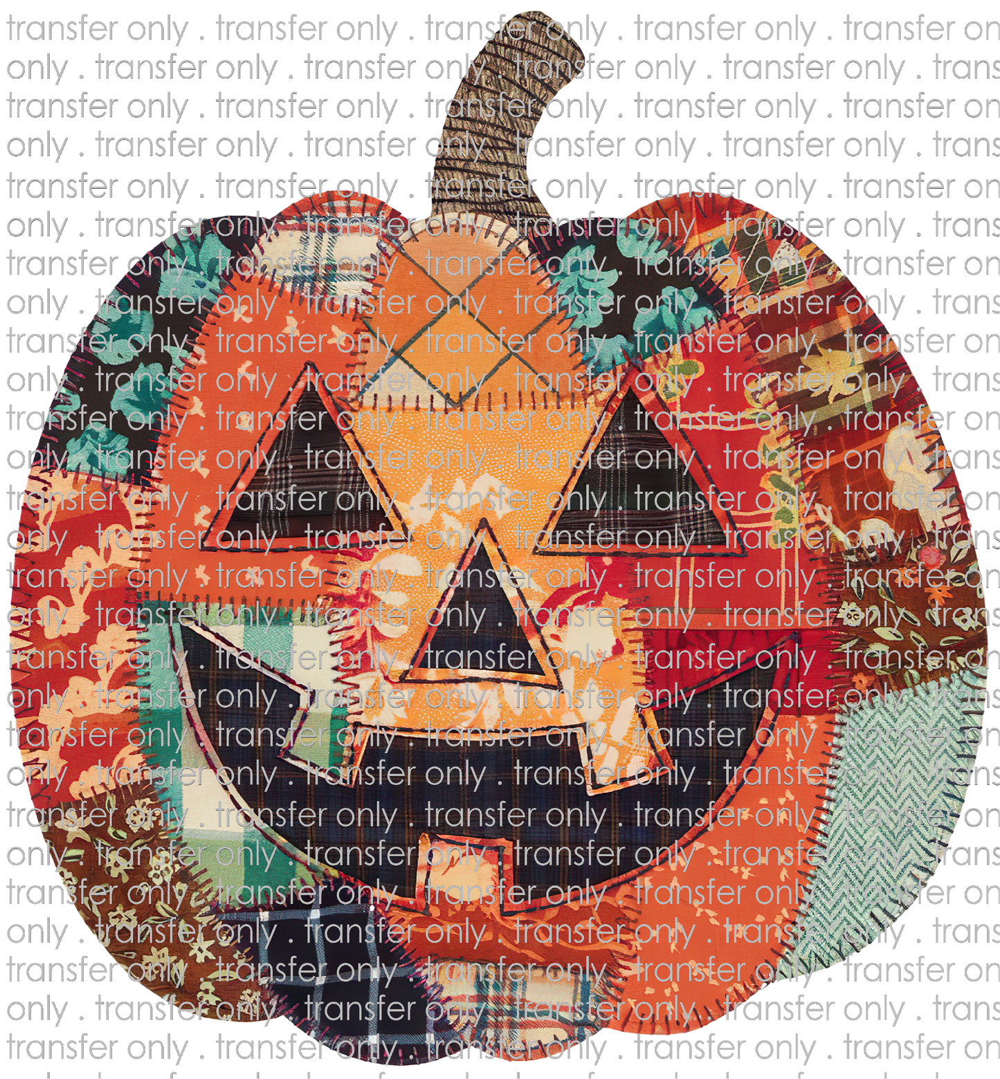 FALL 635 Patchwork Pumpkin