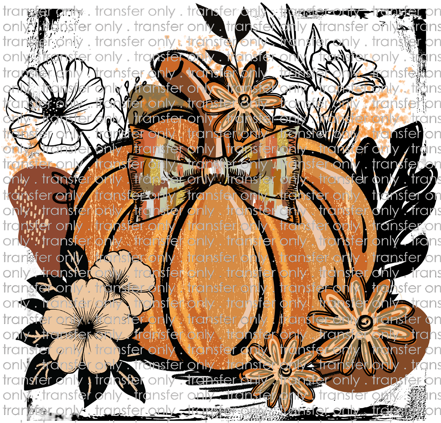 FALL 641 Retro Boho Pumpkin