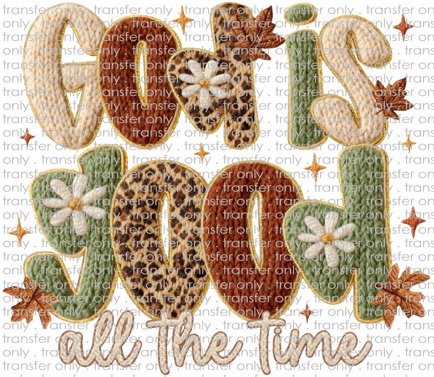 FALL 662 God is Good All the Time Autumn Colors