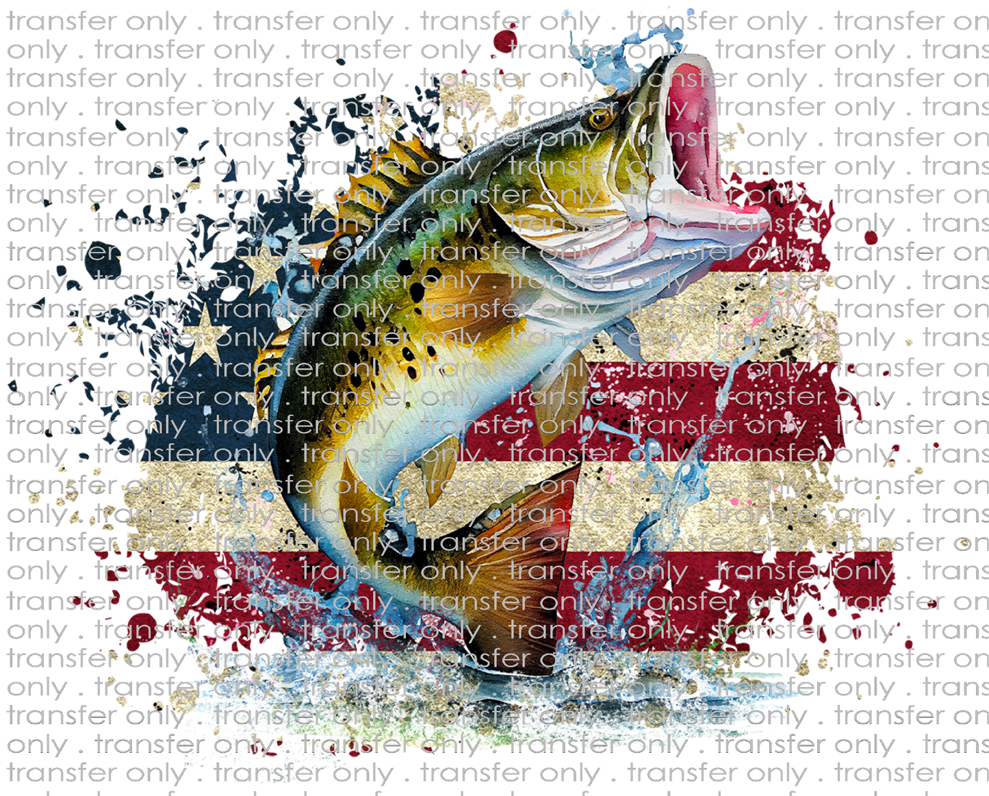 FAM 217 Bass and American Flag