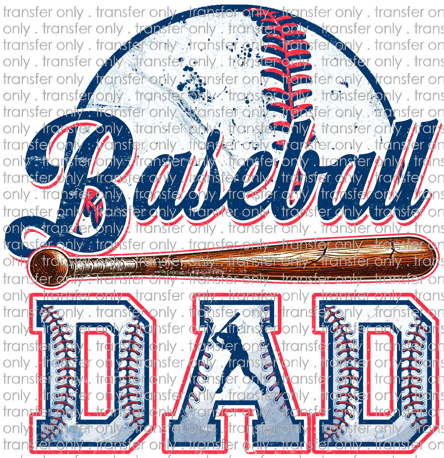 FAM 223 Baseball Dad with Ball and Bat