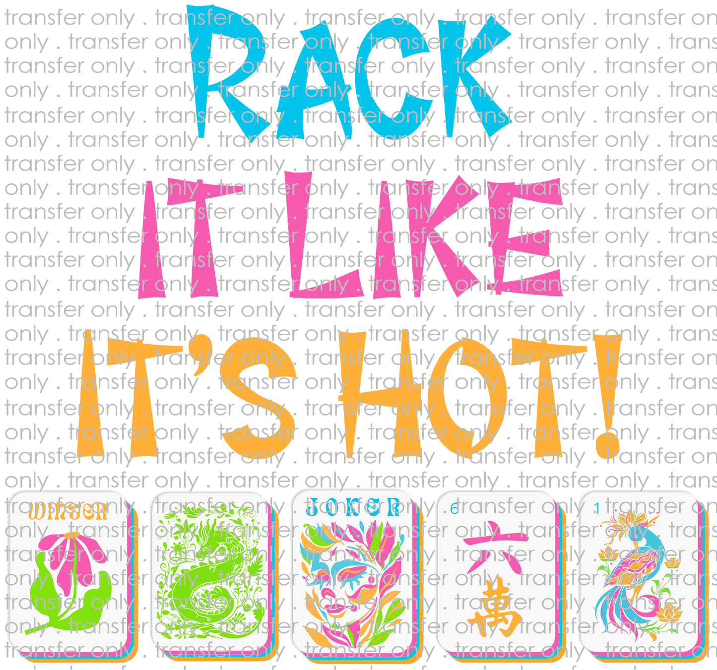 GAME 103 Mahjong Rack it Like It's Hot
