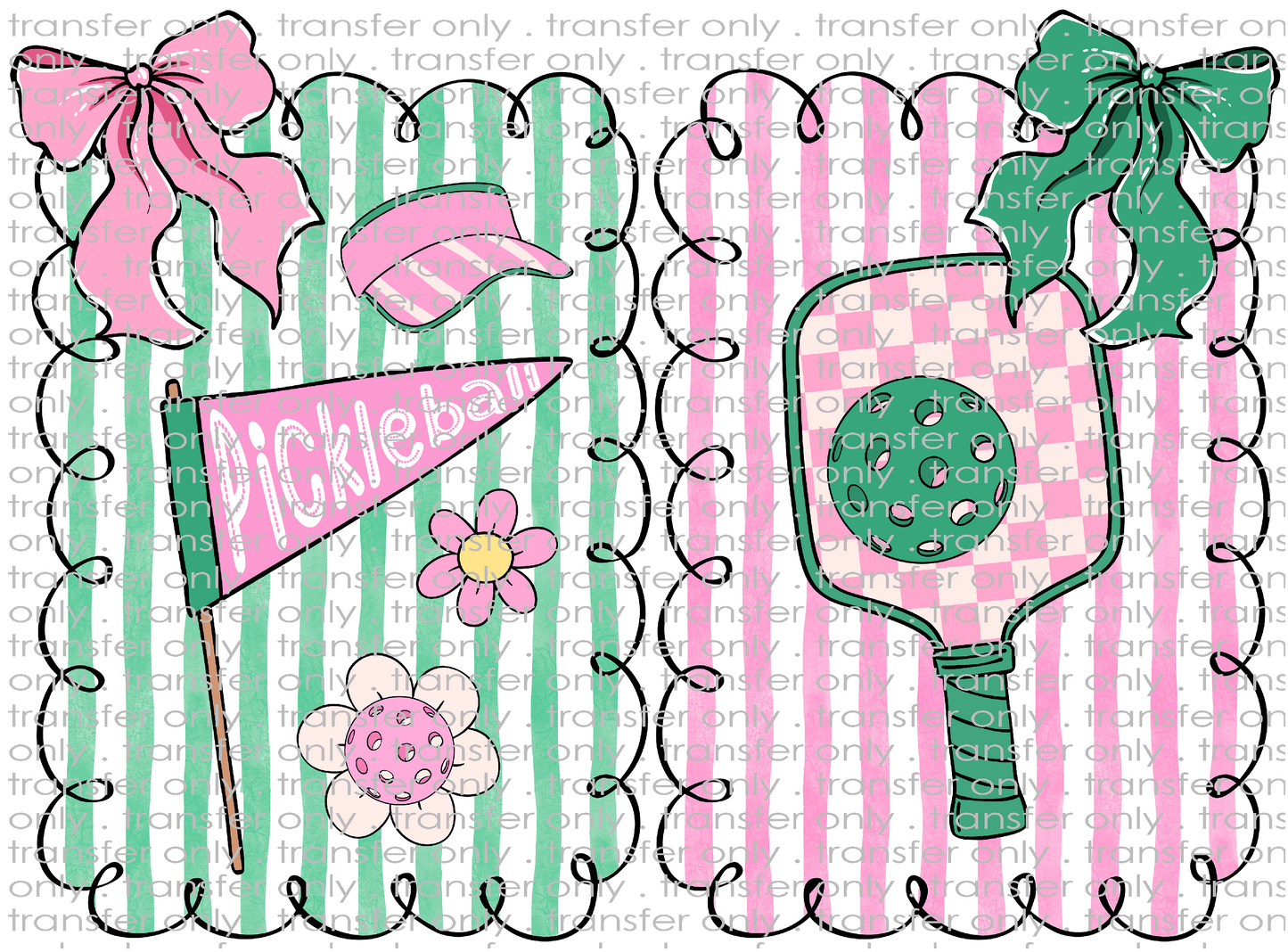 GAME 117 Pickleball Doodle Frames