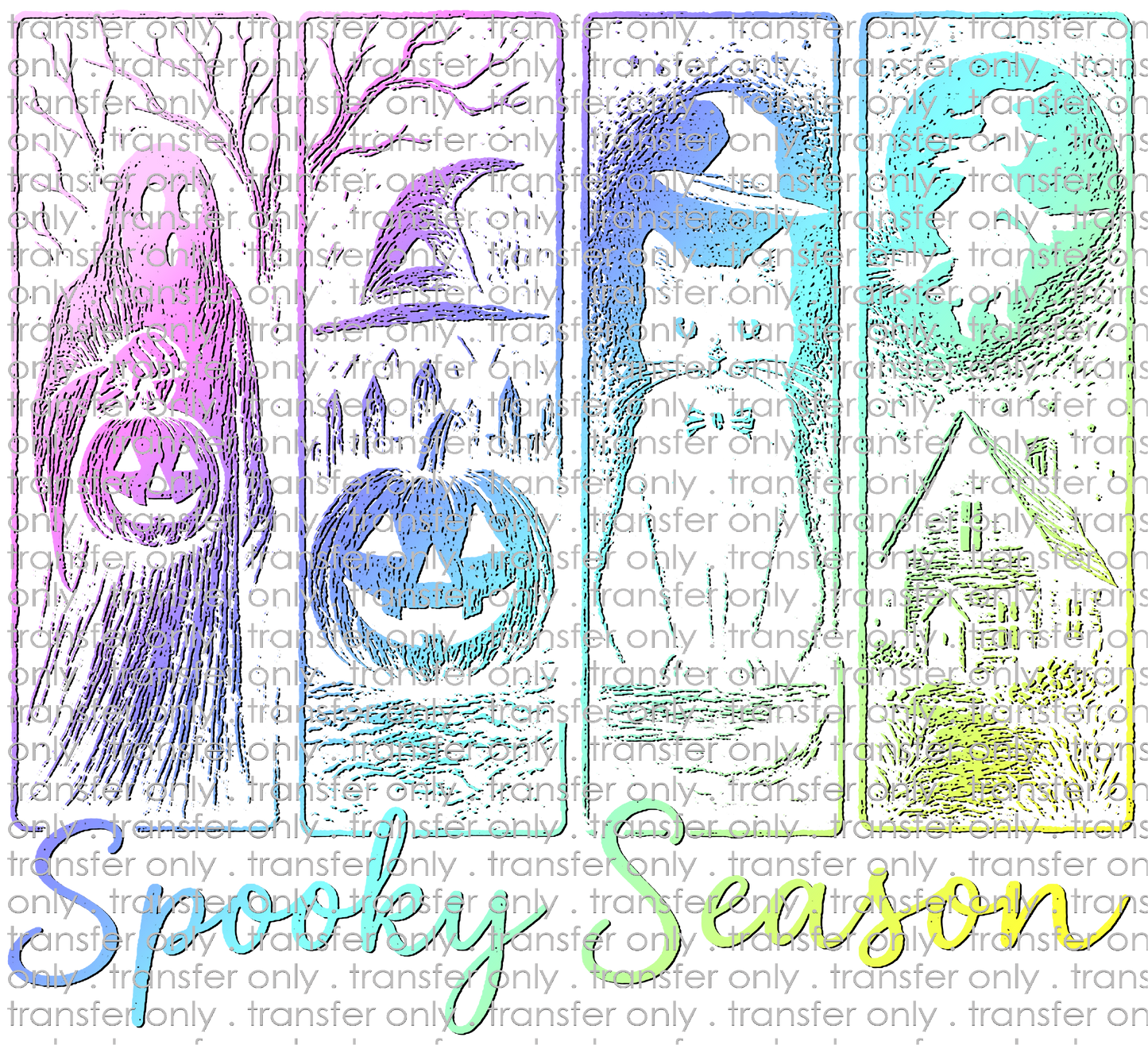 HALLO 348 Spooky Season Bright Colors