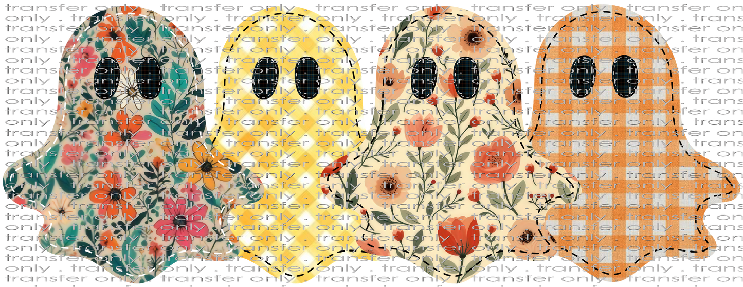 HALLO 355 Halloween Applique Ghosts