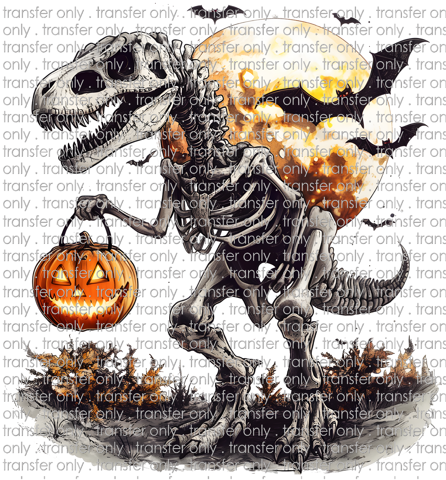 **HAPPY HOUR**HALLO 366 T-Rex Skeleton Trick or Treating