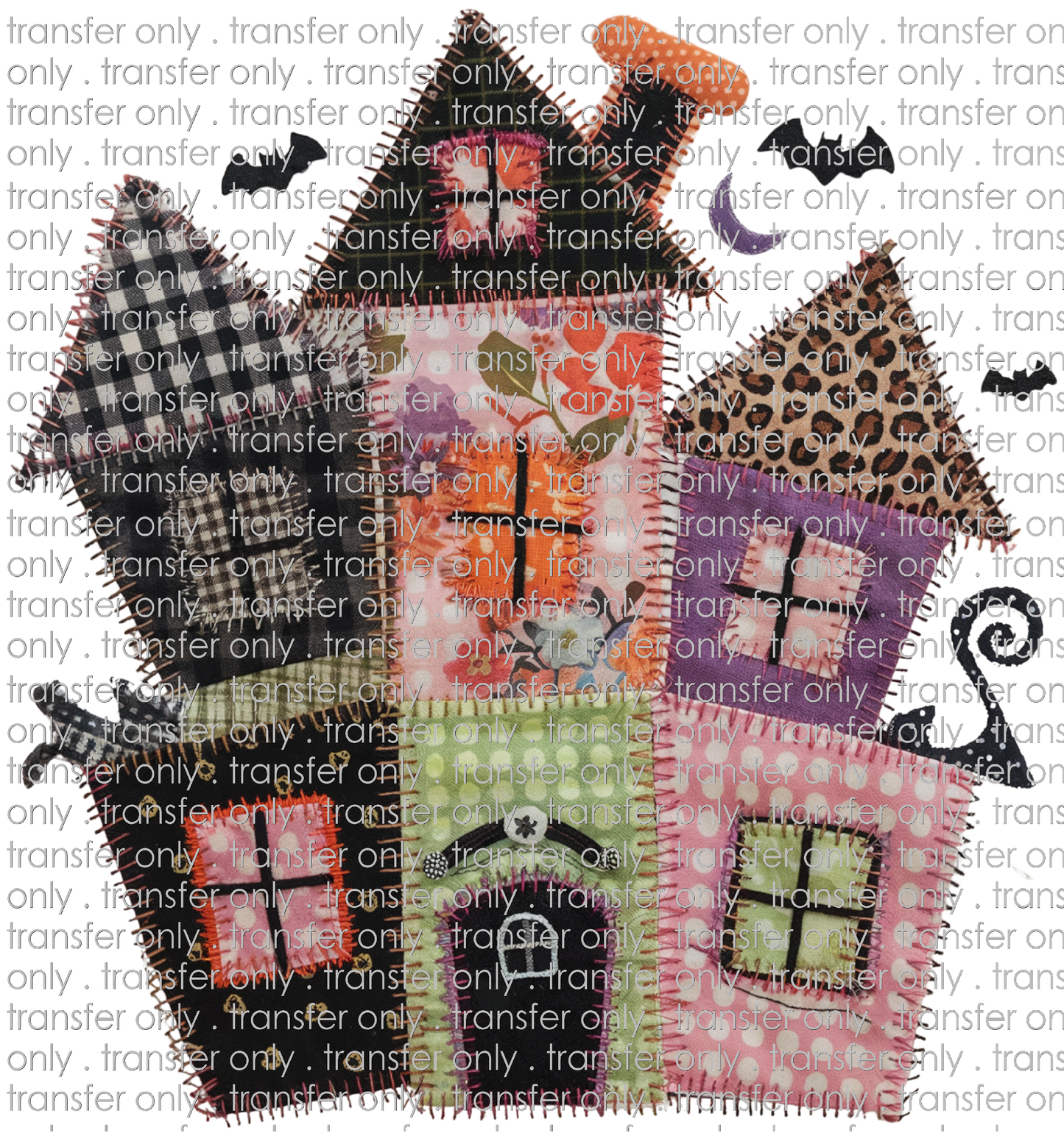 **HAPPY HOUR**HALLO 374 Patchwork Haunted House