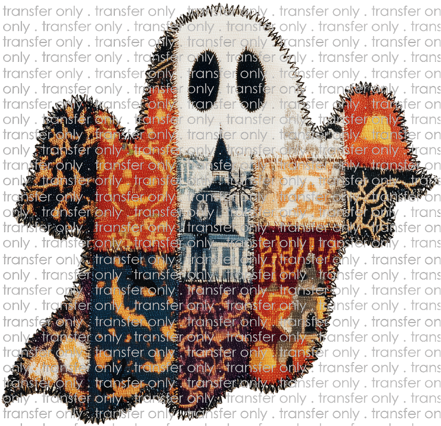 **HAPPY HOUR**HALLO 379 Ghost Patchwork Vintage