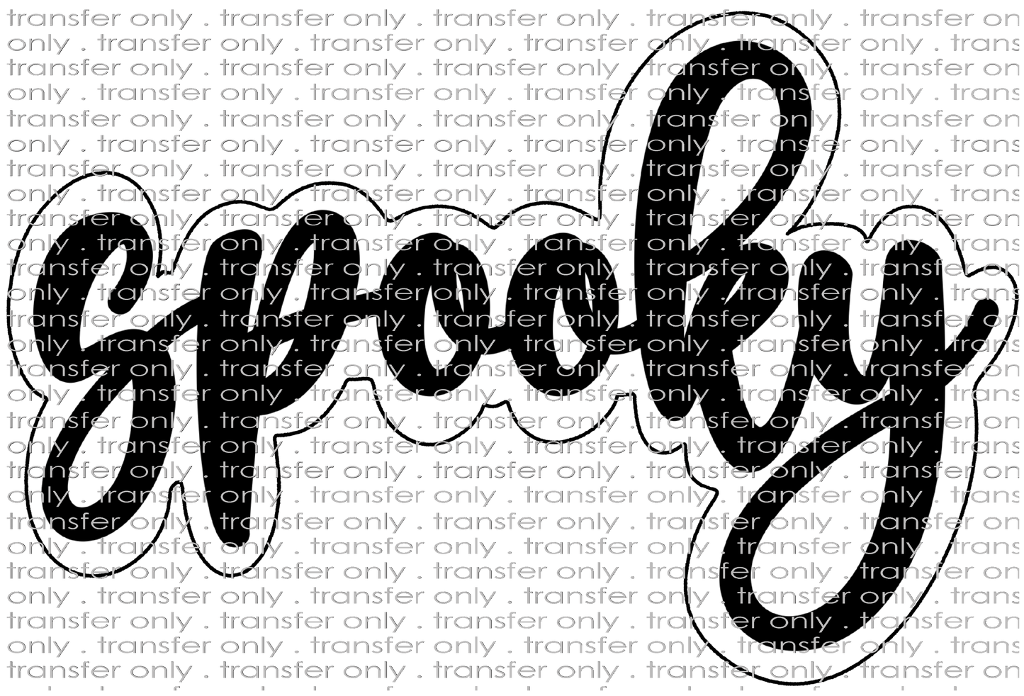 HALLO 388 Outlined Spooky