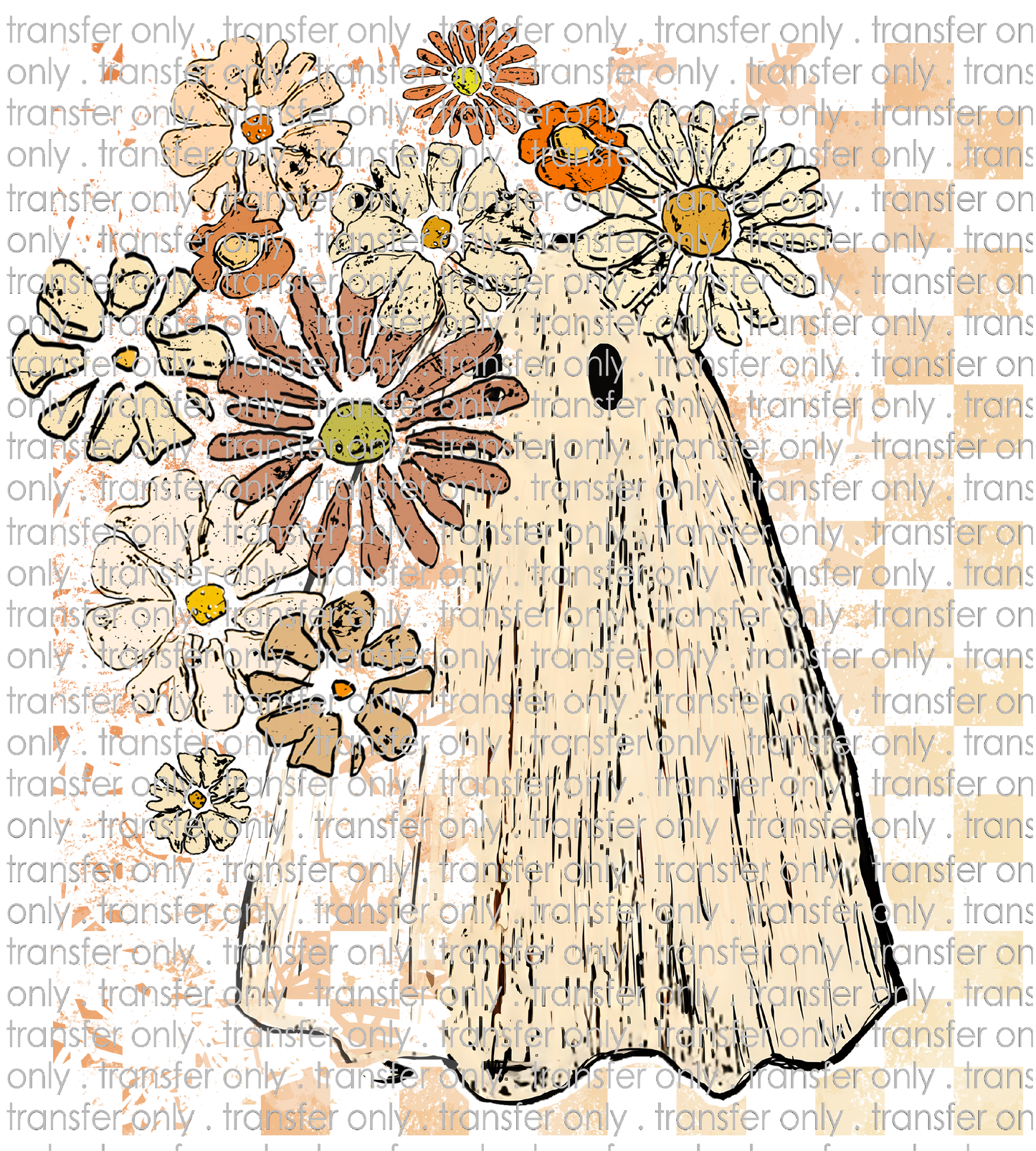 HALLO 397 Ghost with Daisies